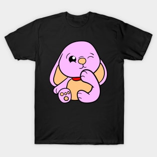 Pink Easter Bunny Baby T-Shirt